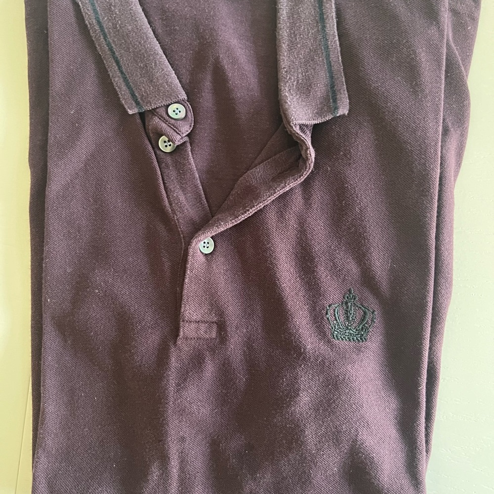 Brand: Dolce & Gabbana. Color maroon. Men polo